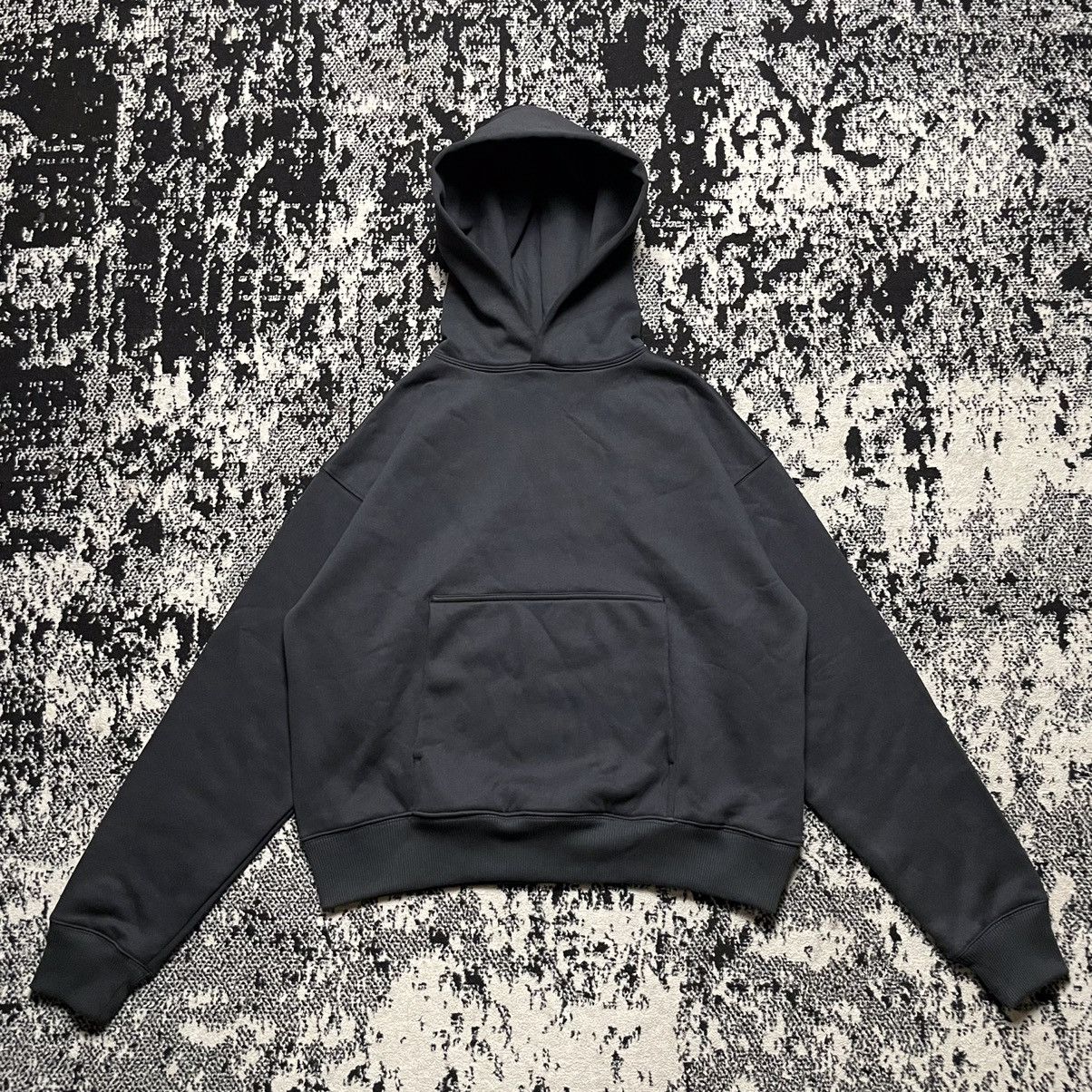 image of Yeezy X Gap Heavy Cotton Hoodie in Washed Black, Men's (Size XL)