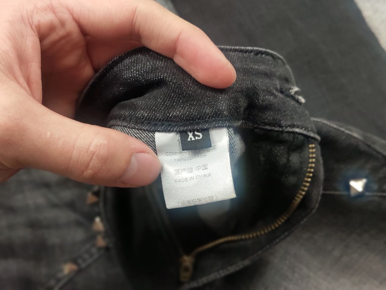Le Grande Bleu (L.G.B.) 24ans Japan Design L.G.B. Silver Black Pocket Flared Jeans Size 26" / US 2 / IT 38 - 16 Thumbnail