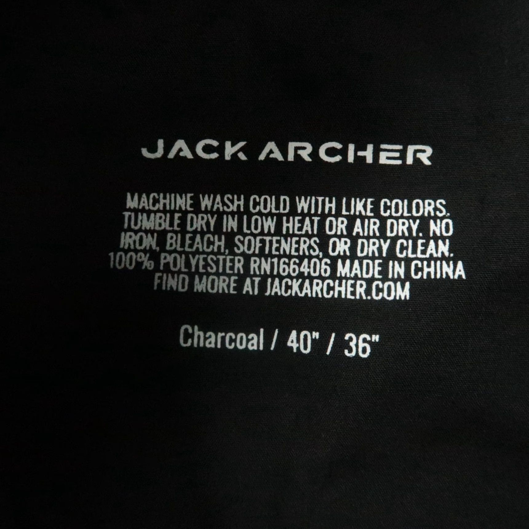 Vintage Jack Archer Pants Men 40x36 Charcoal Gray Tech Jetsetter Chino Performance Size US 40 / EU 56 - 4 Thumbnail