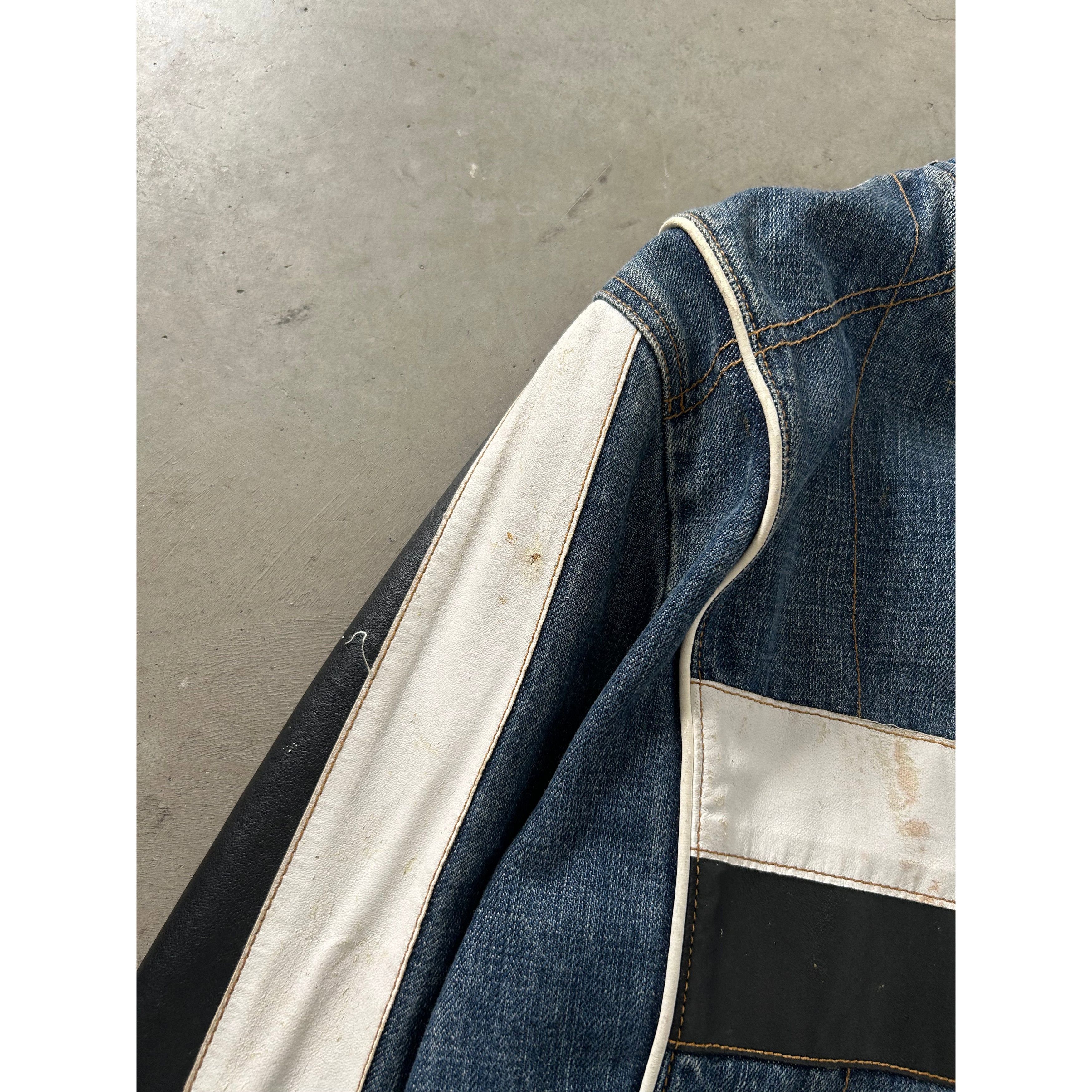Dolce & Gabbana Dolce & Gabbana Denim Biker Jacket Size US L / EU 52-54 / 3 - 4 Thumbnail