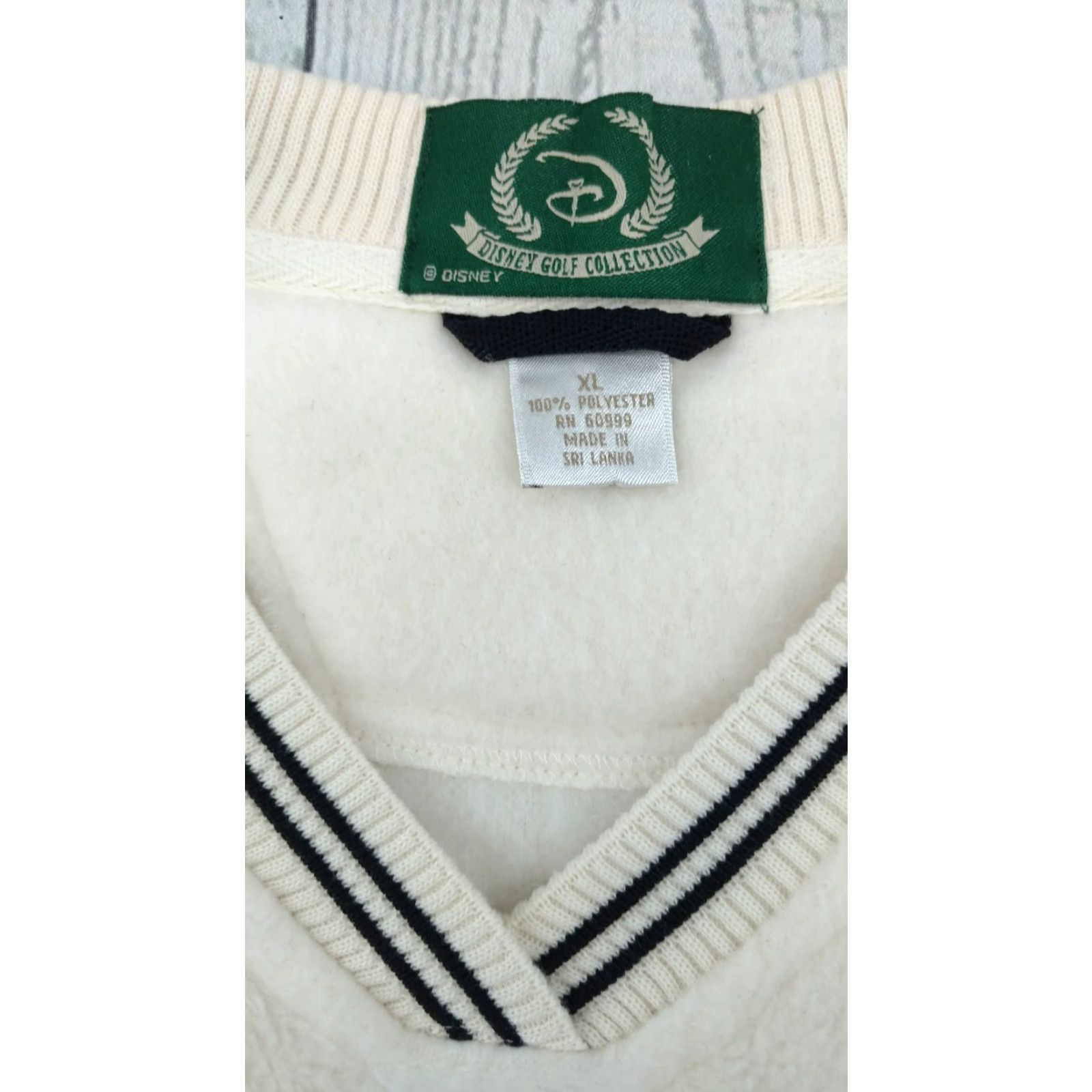 Disney Disney Golf Collection Cream Golf Sweater XL Men Crewneck Knits Golfing Mens Size US XL / EU 56 / 4 - 5 Thumbnail