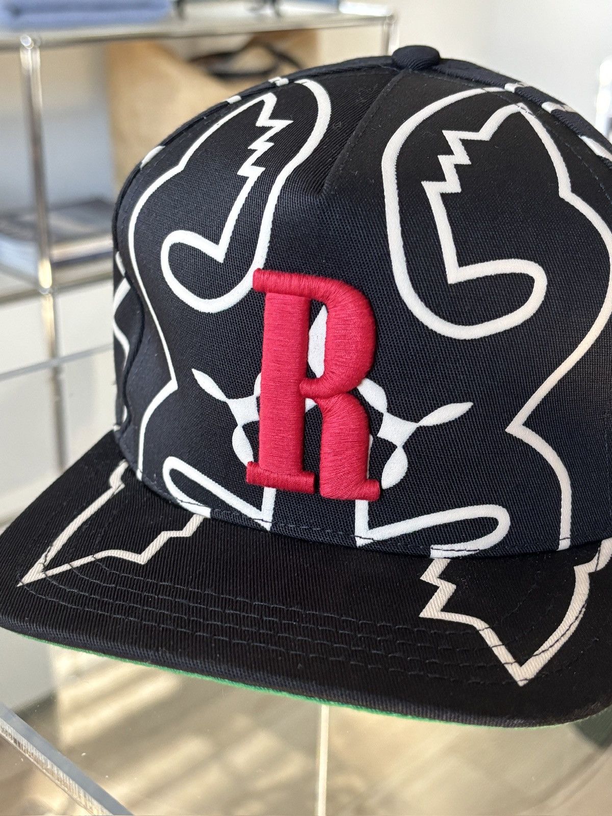 Rhude 🤠 RHUDE | WESTERN R LOGO HAT Size ONE SIZE - 4 Thumbnail