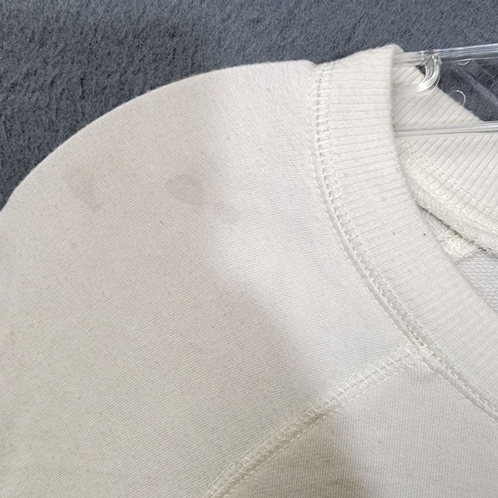 Vintage Altered State Top T Shirt Womens XS Retro Look Made In USA OREGON long sleeve Ivory Crew Neck Size XS / US 0-2 / IT 36-38 - 4 Thumbnail