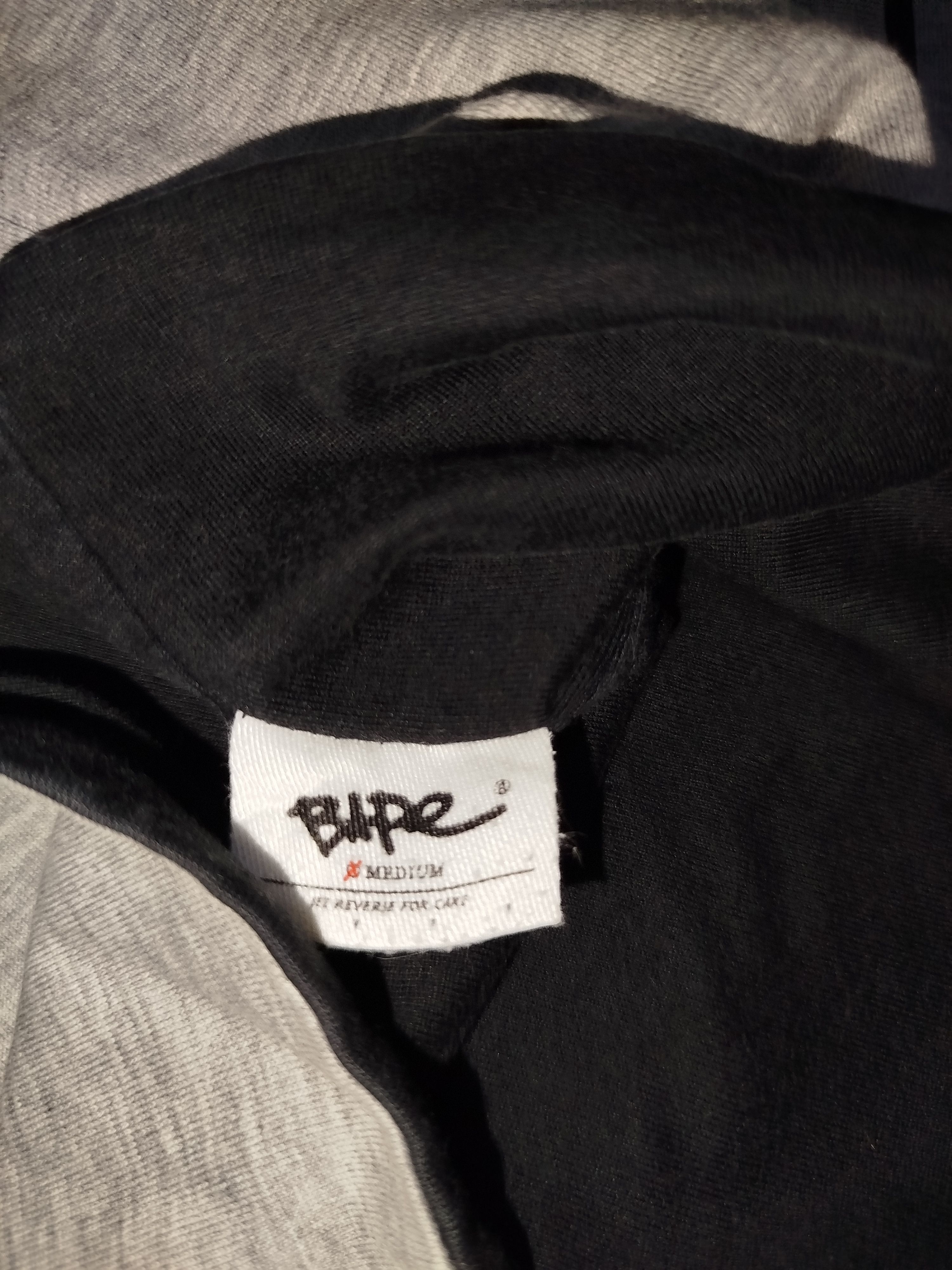 Bape A Bathing Ape reversible Long sleeve misty grey / black Size US M / EU 48-50 / 2 - 6 Thumbnail