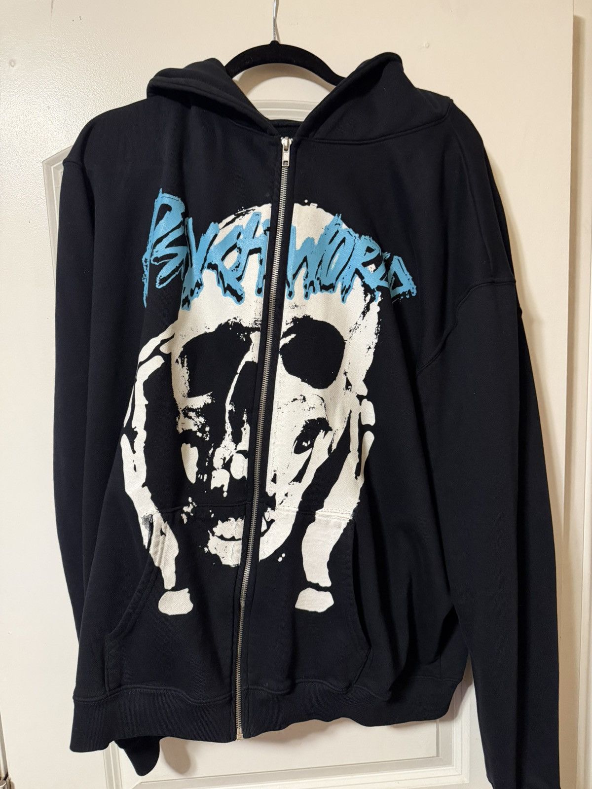 Psychworld Pyschworld Skepta Zip Up Hoodie black size XL skull Size US XL / EU 56 / 4 - 1 Thumbnail
