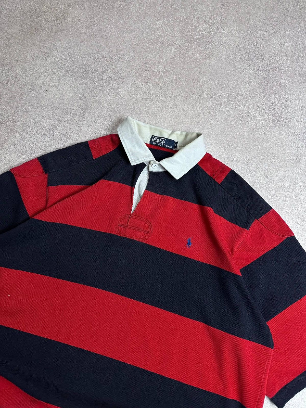 Polo Ralph Lauren Vintage 90s Polo Ralph Lauren Striped Kanye West Shirt L Size US L / EU 52-54 / 3 - 2 Thumbnail
