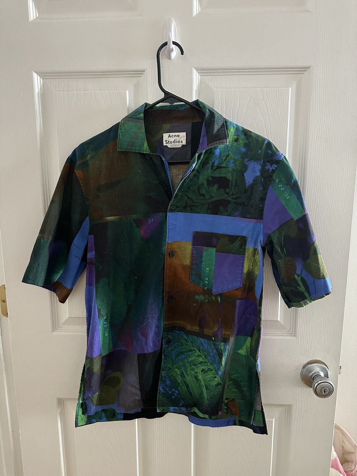 Acne Studios SS20 Acne Studios Simon Plant Vacation Shirt Button Up Size US S / EU 44-46 / 1 - 1 Thumbnail