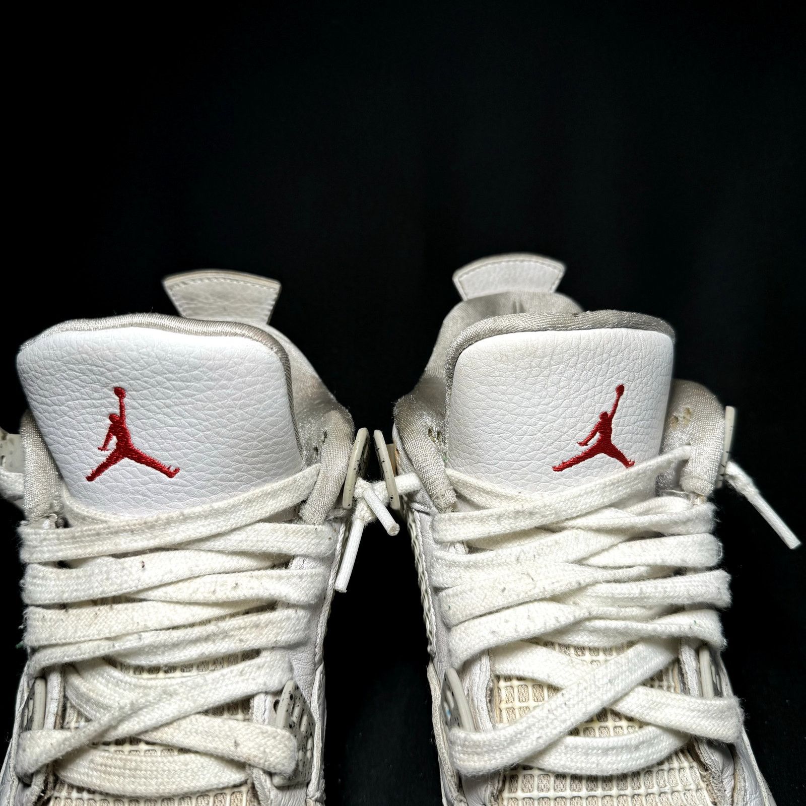 Jordan Brand × Nike Size 5.5 - Nike Air Jordan 4 Retro GS White Oreo Men's Shoes Size US 5.5 / EU 38 - 5 Thumbnail