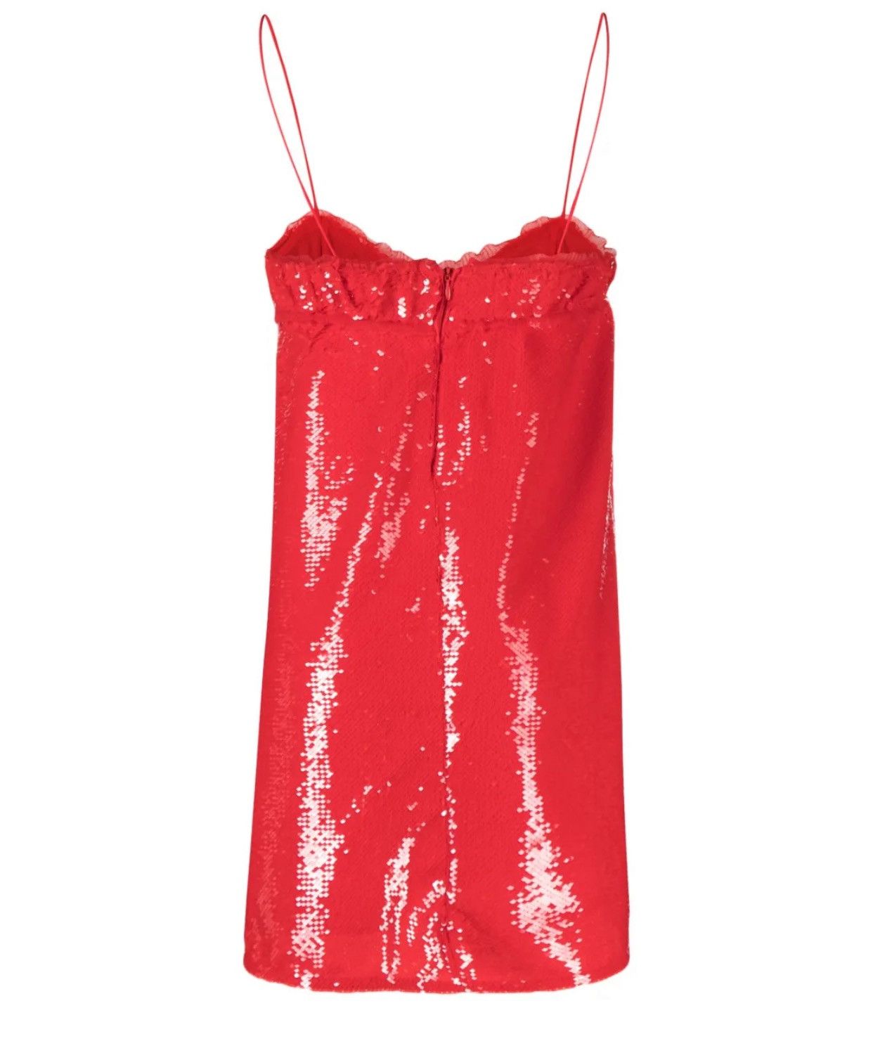 Ganni GANNI Sequined Sleeveless Minidress in Red Size XS / US 0-2 / IT 36-38 - 4 Thumbnail