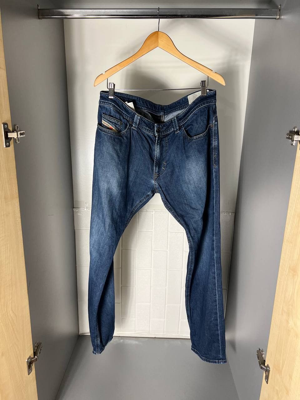 Diesel VINTAGE DIESEL INDUSTRY DENIM DIVISION RETRO JEANS CASUAL Size US 34 / EU 50 - 1 Thumbnail