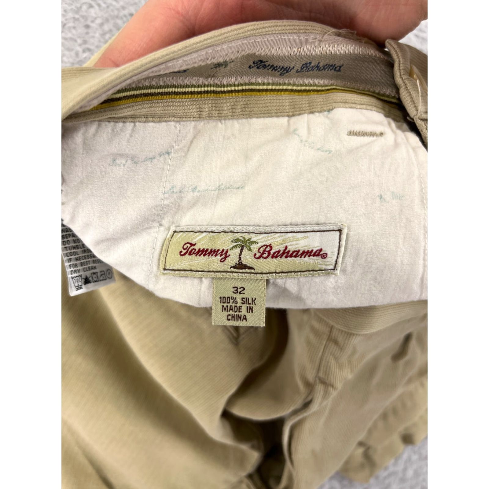 Tommy Bahama Tommy Bahama Shorts Men 32 Beige Silk Pleated RELAX Beach Vacation Resort Golf Size US 32 / EU 48 - 4 Thumbnail