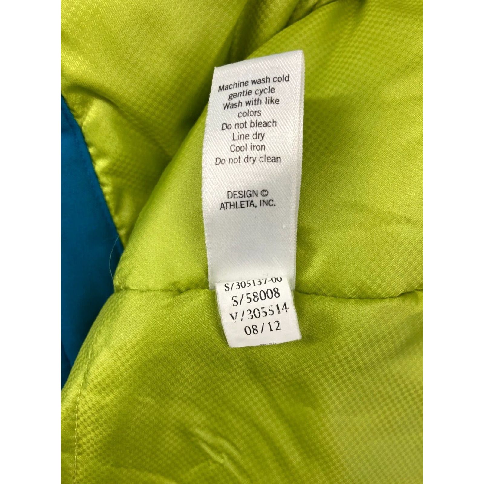 Athleta Athleta Jacket Womens M Full Zip Blue Neon Solid Softshell Athletic Zip Front Size M / US 6-8 / IT 42-44 - 7 Thumbnail