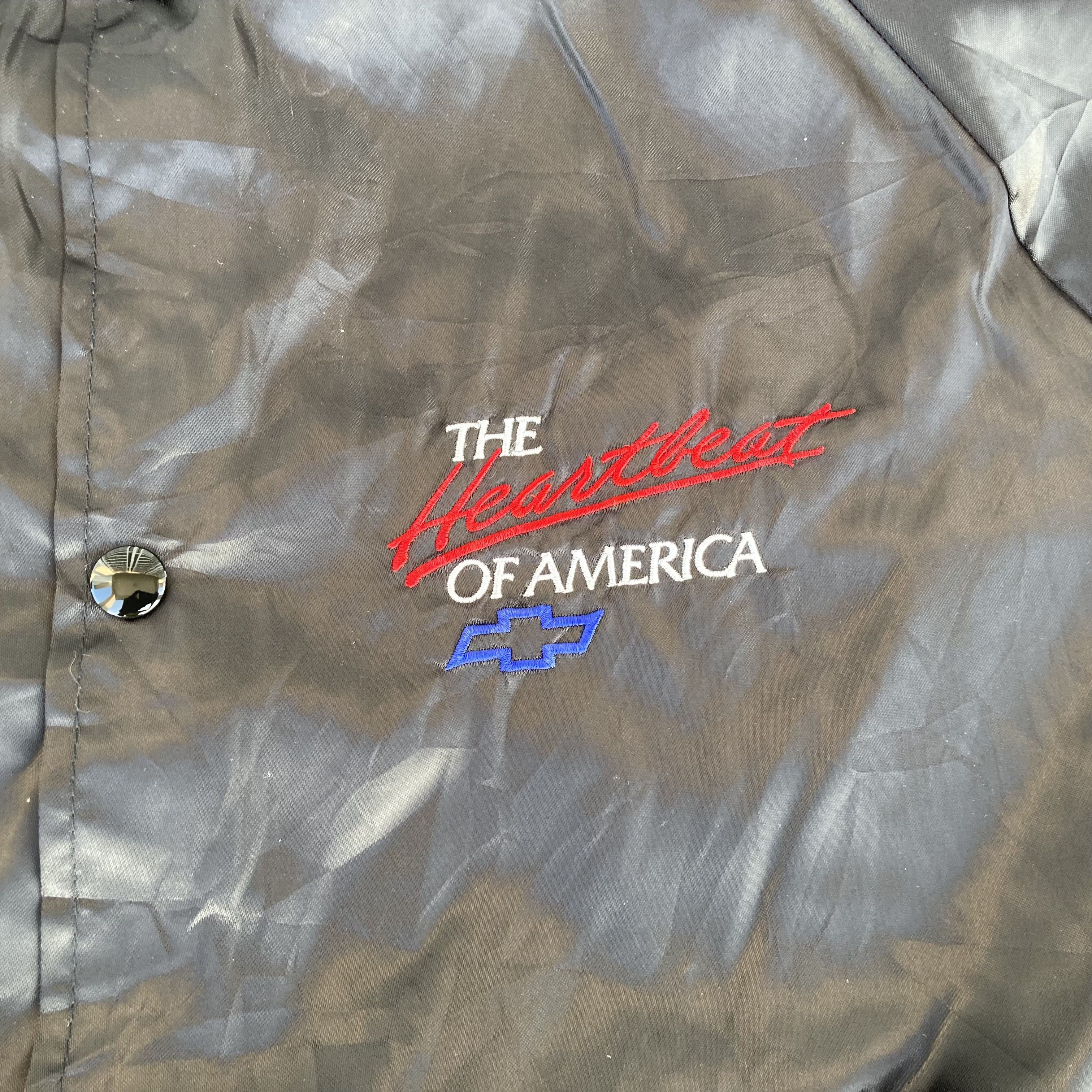 Vintage Vtg The Heartbeat Of America Chevrolet Racing 90s Sweater Size US XL / EU 56 / 4 - 4 Thumbnail