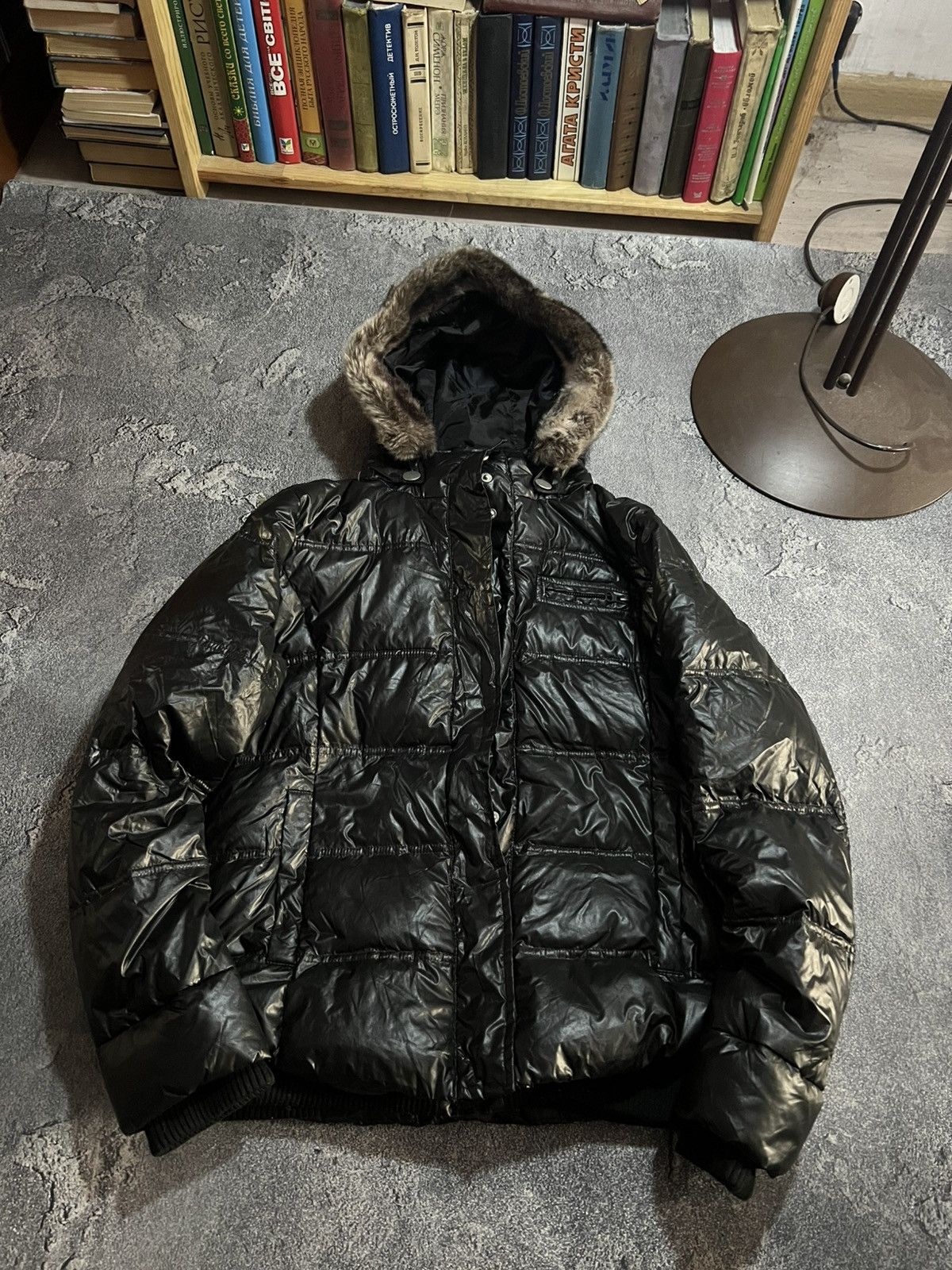 Vintage If Six Was Nine Style Bomber / Glamour And Distressed / Y2K Size US L / EU 52-54 / 3 - 1 Thumbnail