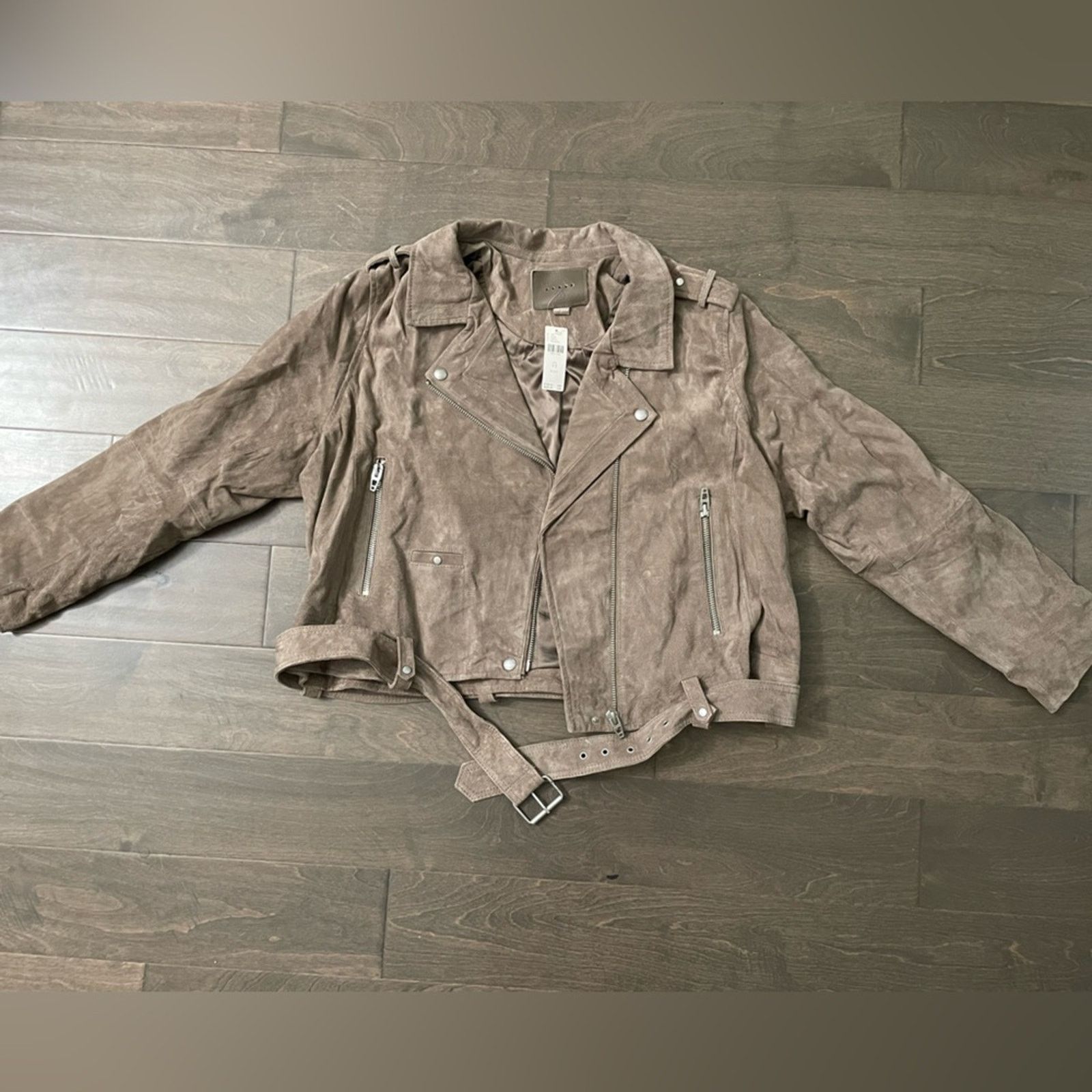BLANKNYC BLANKNYC Cropped Suede Leather Motorcycle Jacket Sz 3X Plus Size 3XL / US 20-22 - 1 Thumbnail