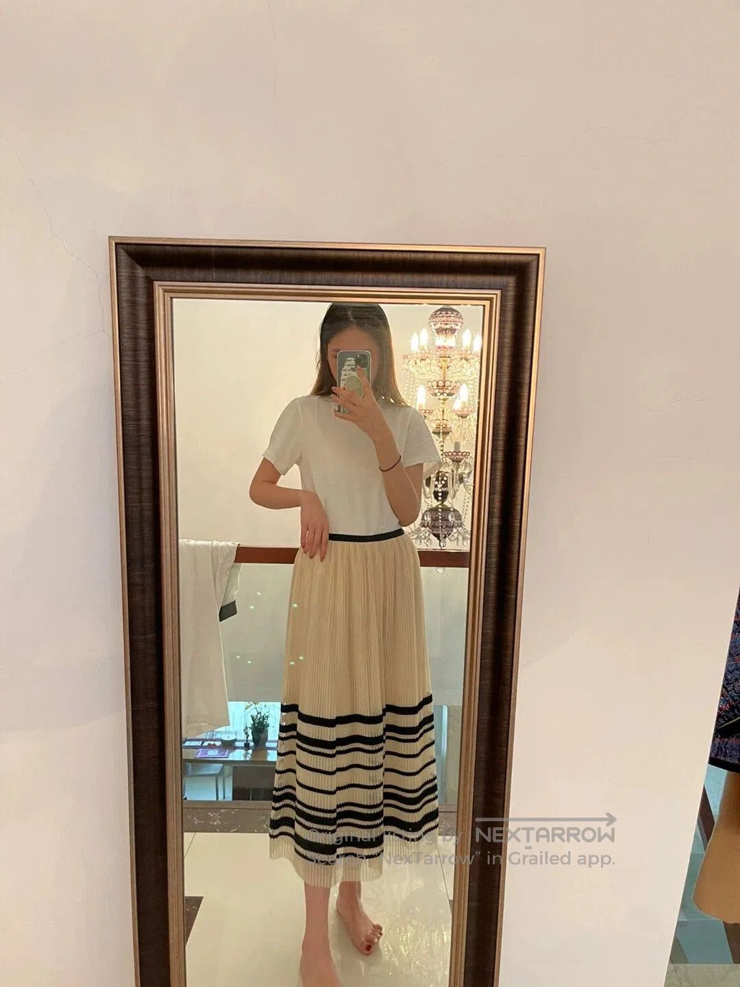 Valentino Red Valentino Pleated Runway Style Skirt. Size US 28 / EU 44 - 4 Thumbnail