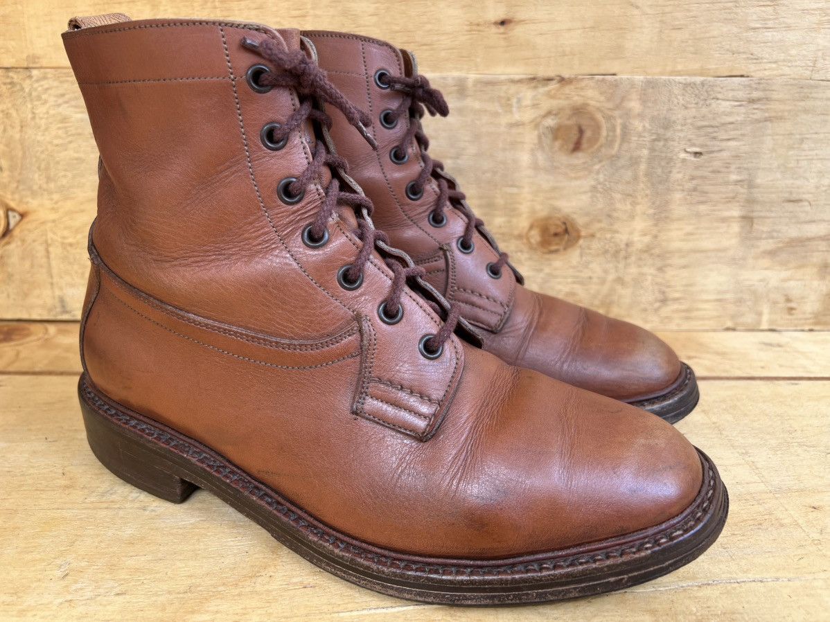 Vintage Trickers men Brown Leather Boots