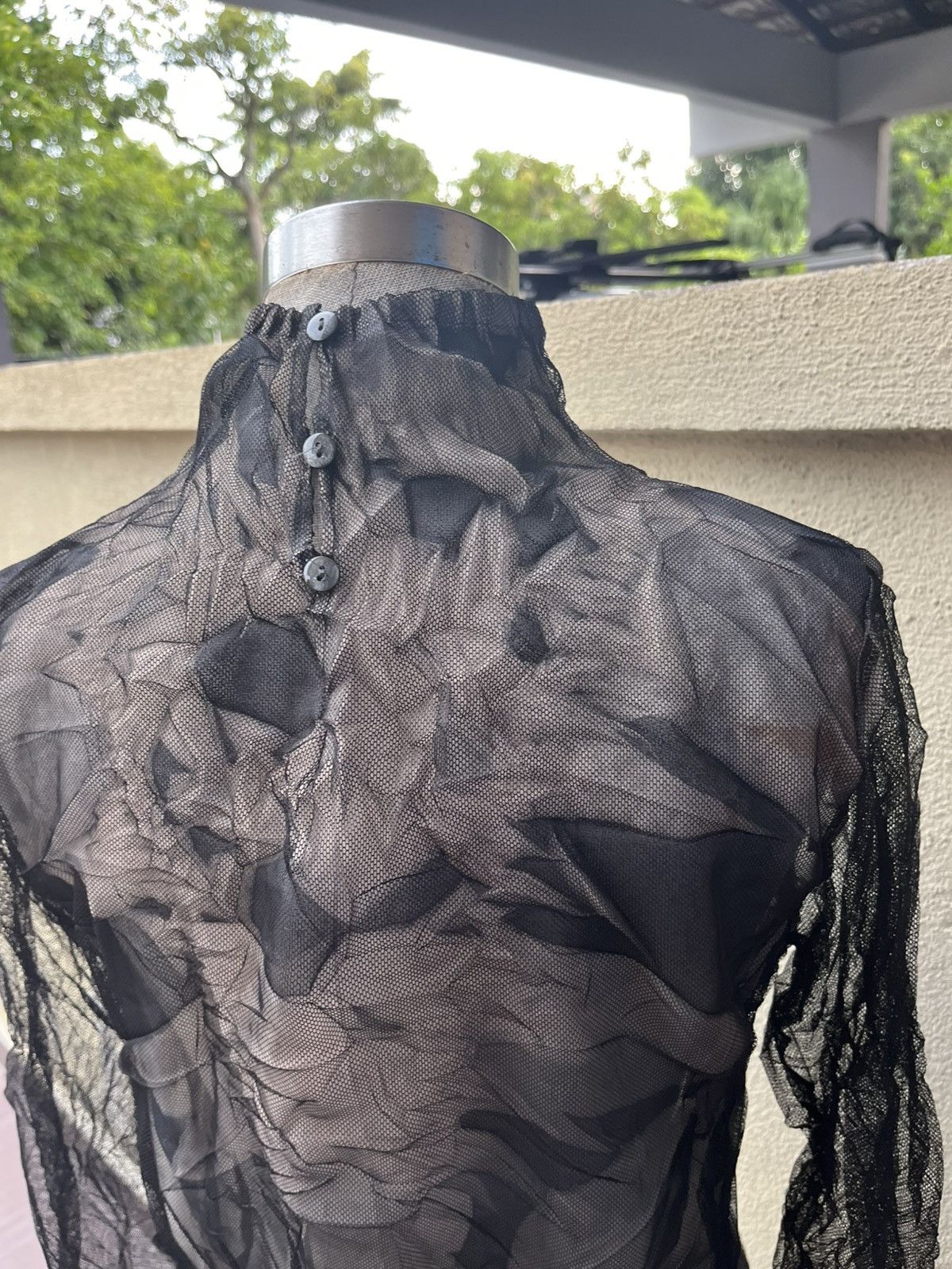 Jean Paul Gaultier Tie dye mesh top by specchio pleats made in Japan Size S / US 4 / IT 40 - 7 Thumbnail