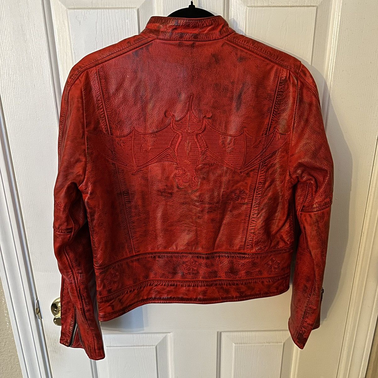 Osbbat Years of Tears OSBATT Red Cafe Racer Jacket UNRELEASED | Grailed