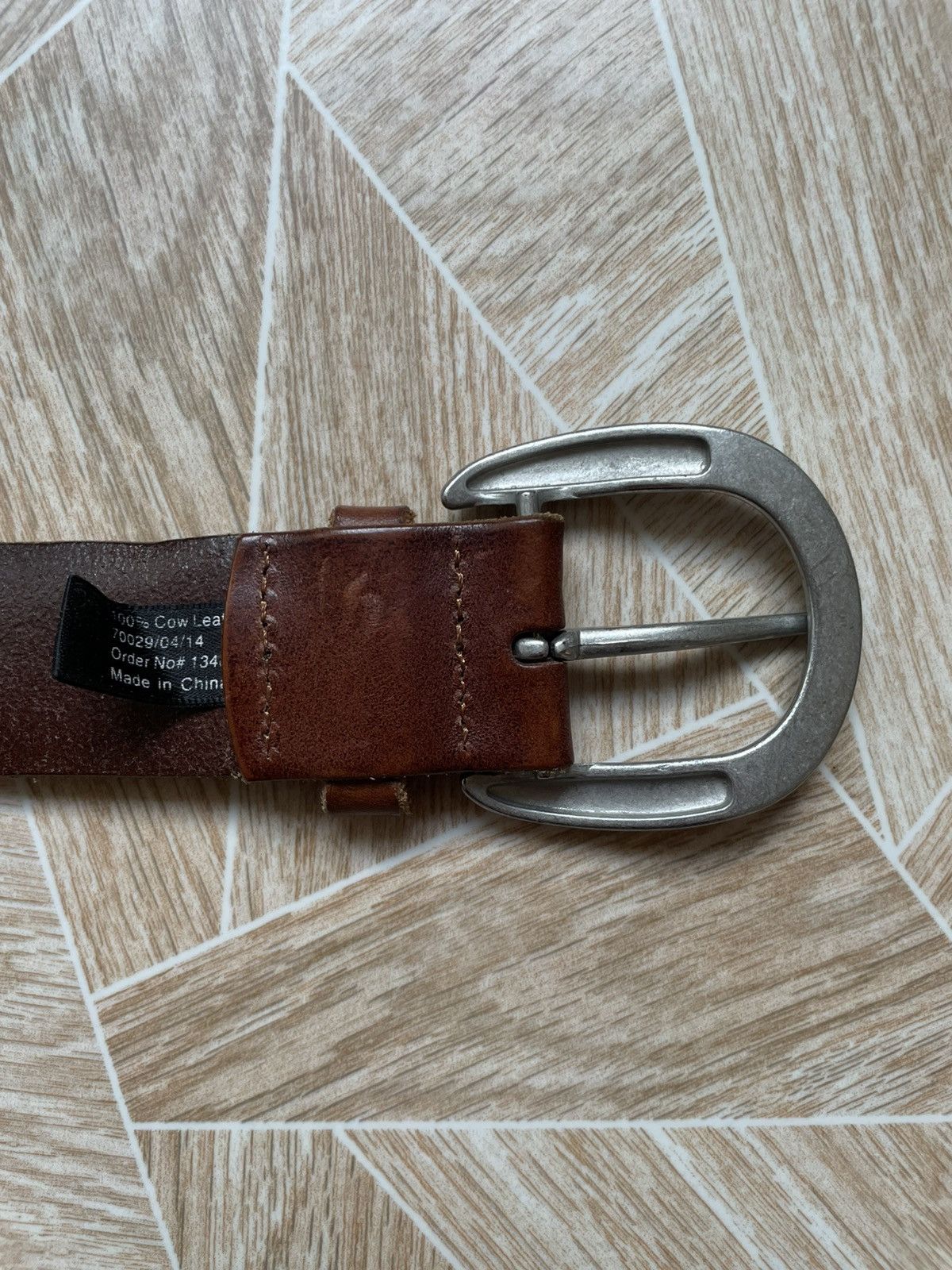 Designer × LIEBESKIND BERLIN Designer Liebeskind Berlin Cow Leather Metal Buckle Belt Size ONE SIZE - 3 Thumbnail