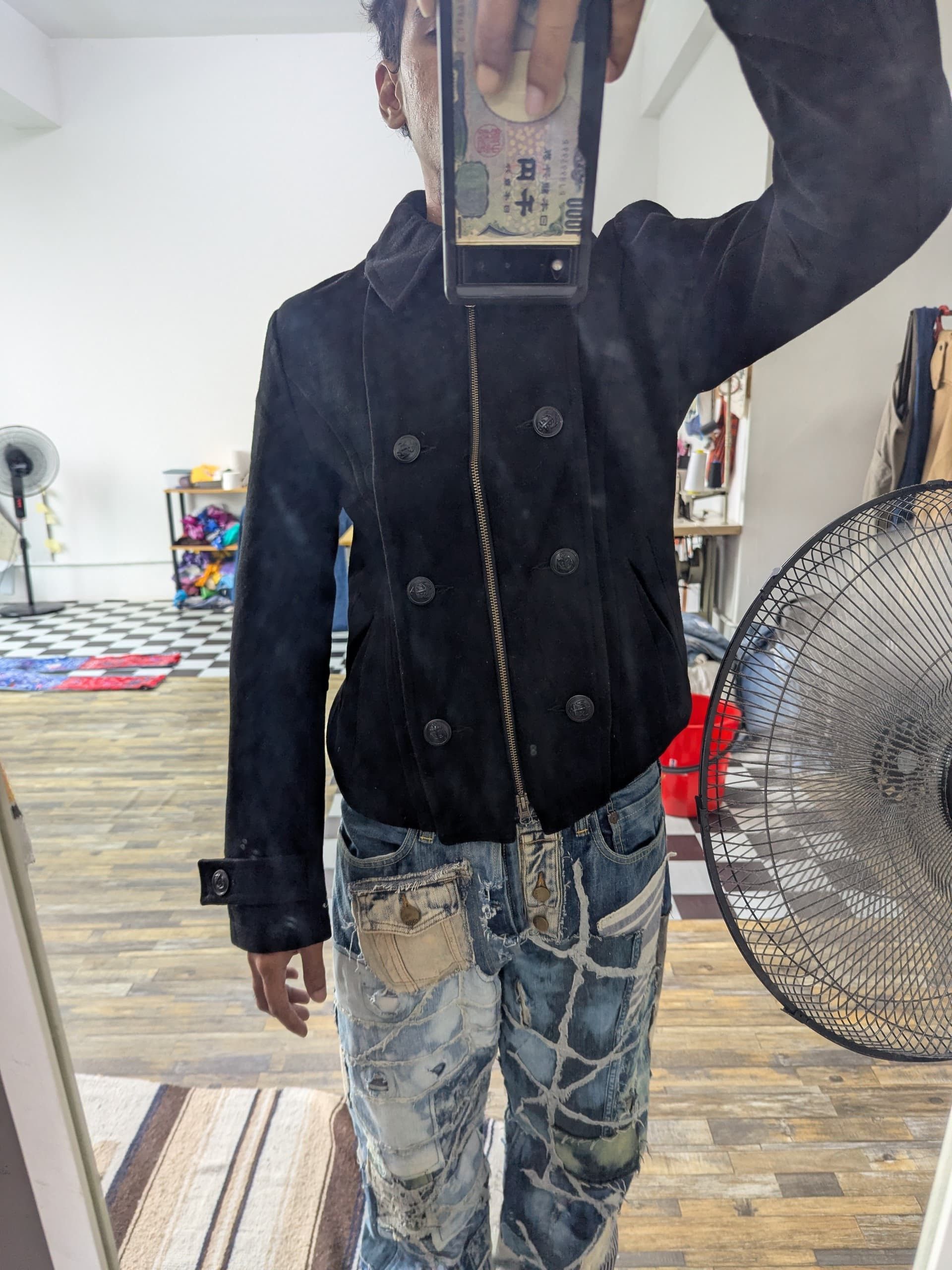 Japanese Brand × PPFM × Seditionaries Vintage PPFM Jacket Double Breast Wool Jacket Size US S / EU 44-46 / 1 - 19 Thumbnail