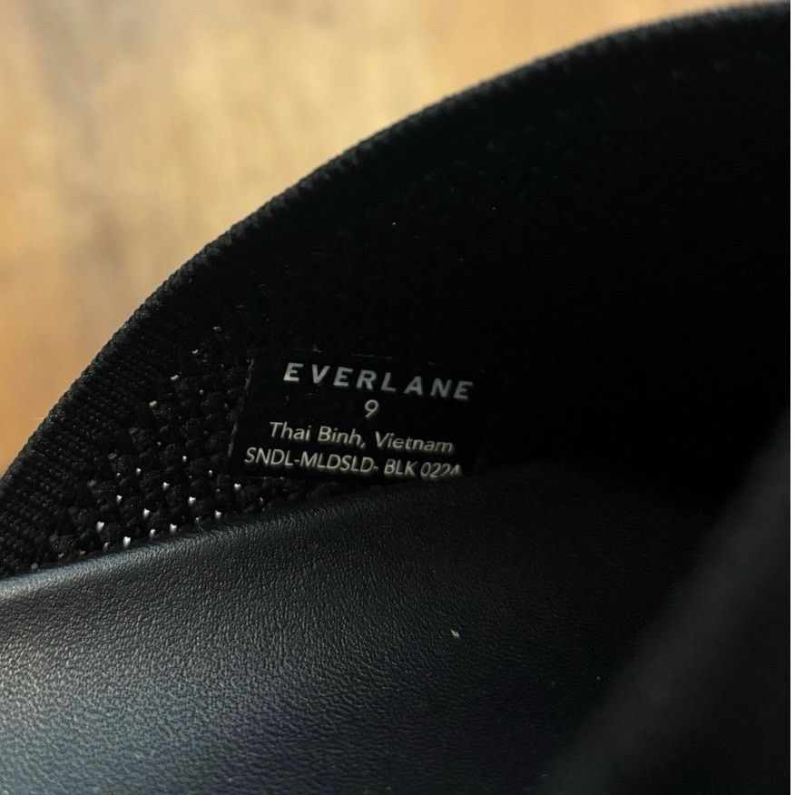 Everlane NEW Everlane The ReKnit Form Crossover Sandal Black Size 9 Size US 9 / IT 39 - 9 Thumbnail
