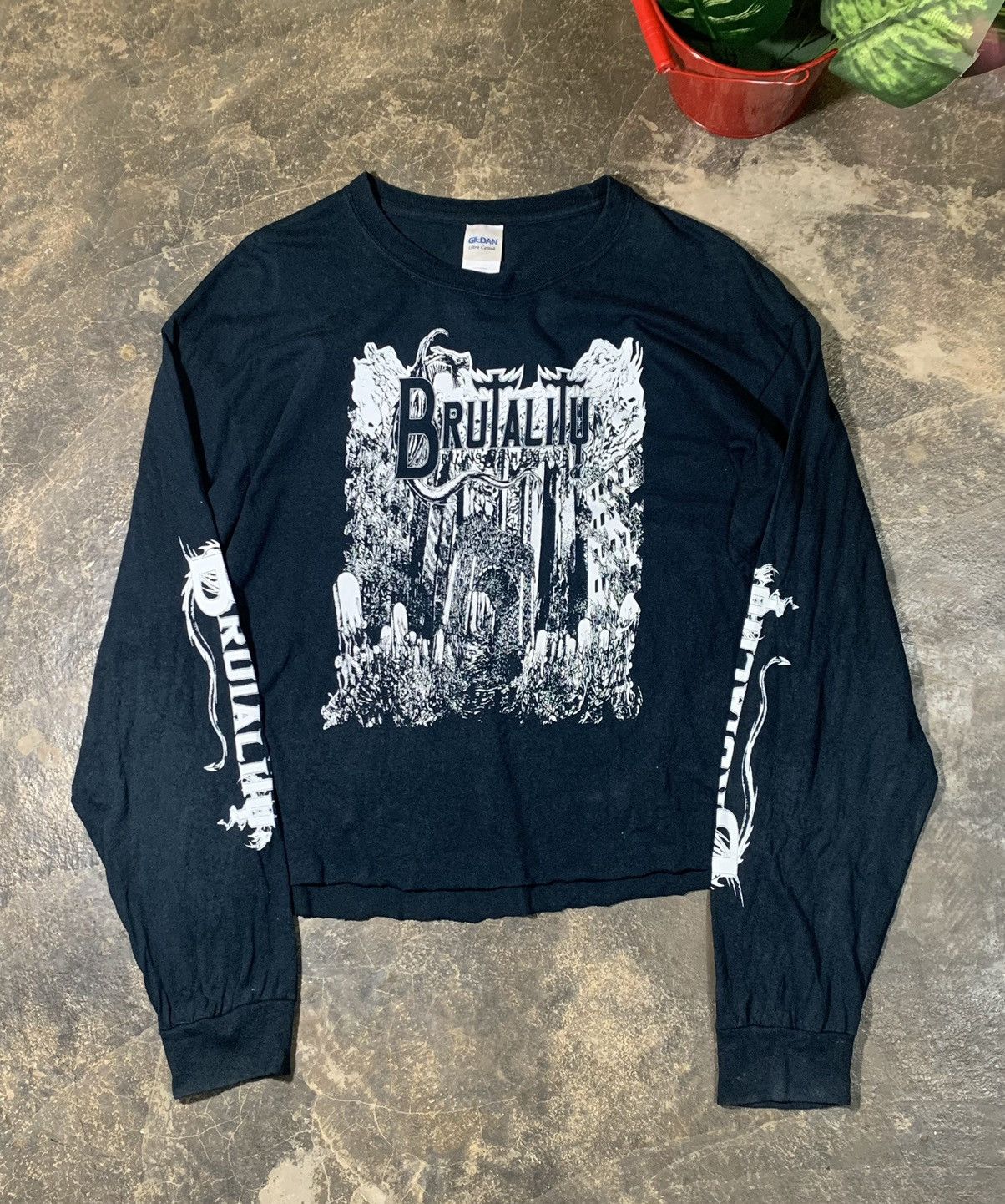 Brutality death metal band Tshirt Cropped