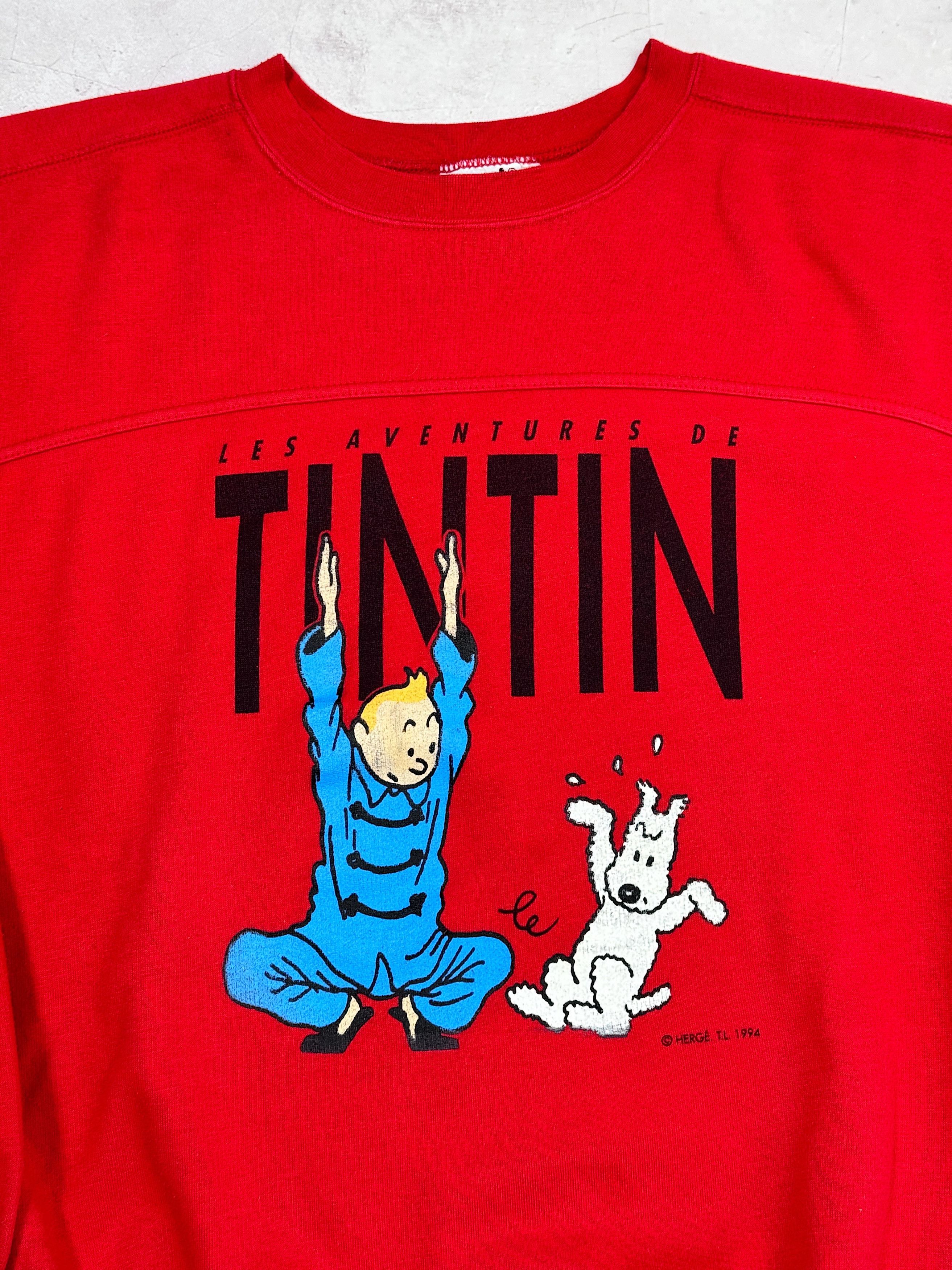 Cartoon Network × Vintage Vintage 1994 Tin Tin Sweatshirt Central Logo Size US XL / EU 56 / 4 - 4 Thumbnail