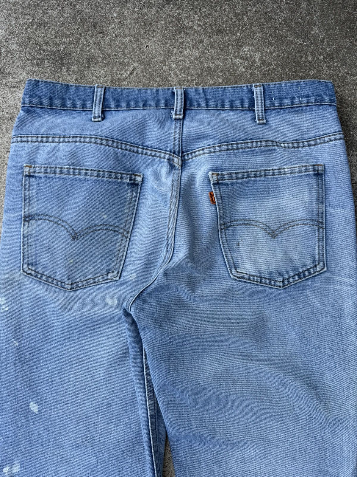 Levi's × Vintage Vtg 80s Levi’s 646 Orange Tab Bellbottom Flare Jeans 35x31 Size US 35 - 7 Thumbnail