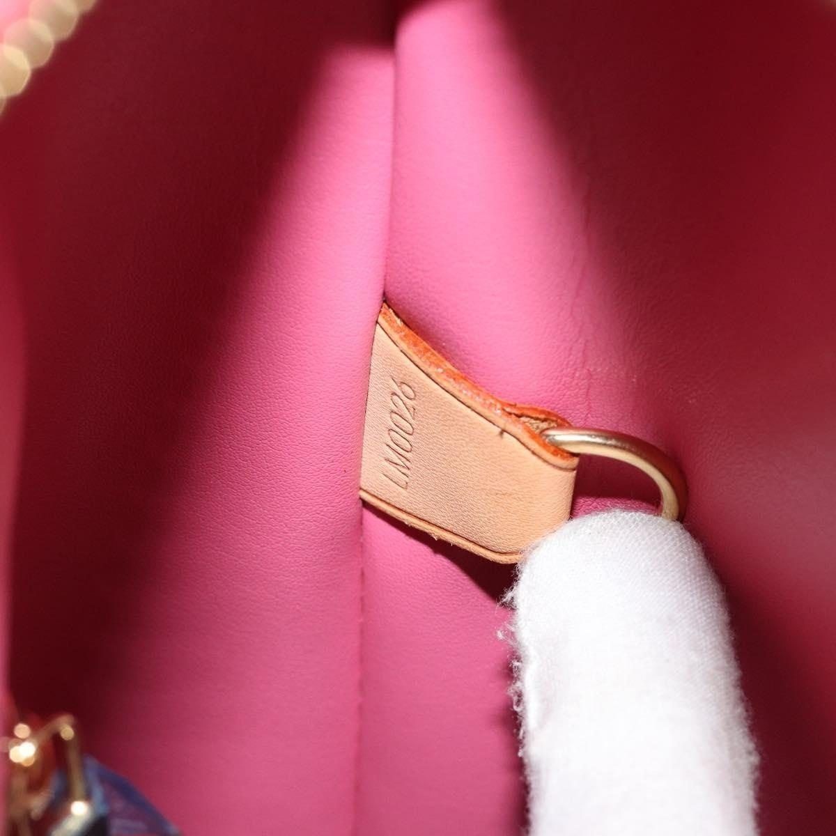 Louis Vuitton Louis Vuitton Monogram Vernis Houston Handbag Pink Size ONE SIZE - 8 Thumbnail