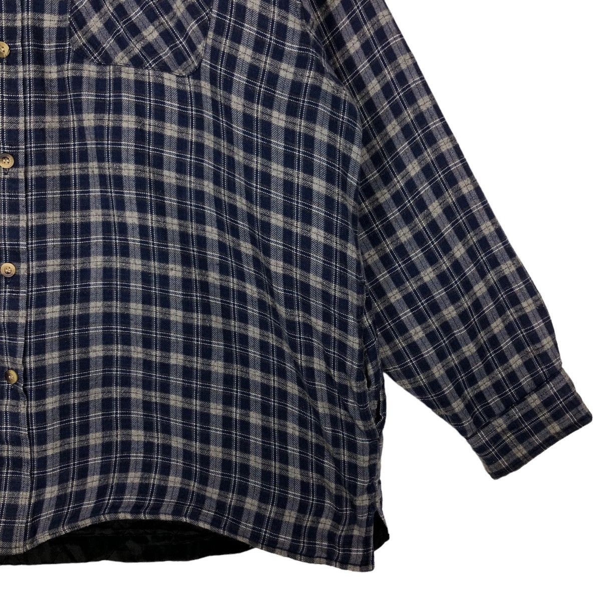 Japanese Brand Vintage Flannel Wool Jacket Tartan Design Alaska Wilderness Size US XXL / EU 58 / 5 - 5 Thumbnail