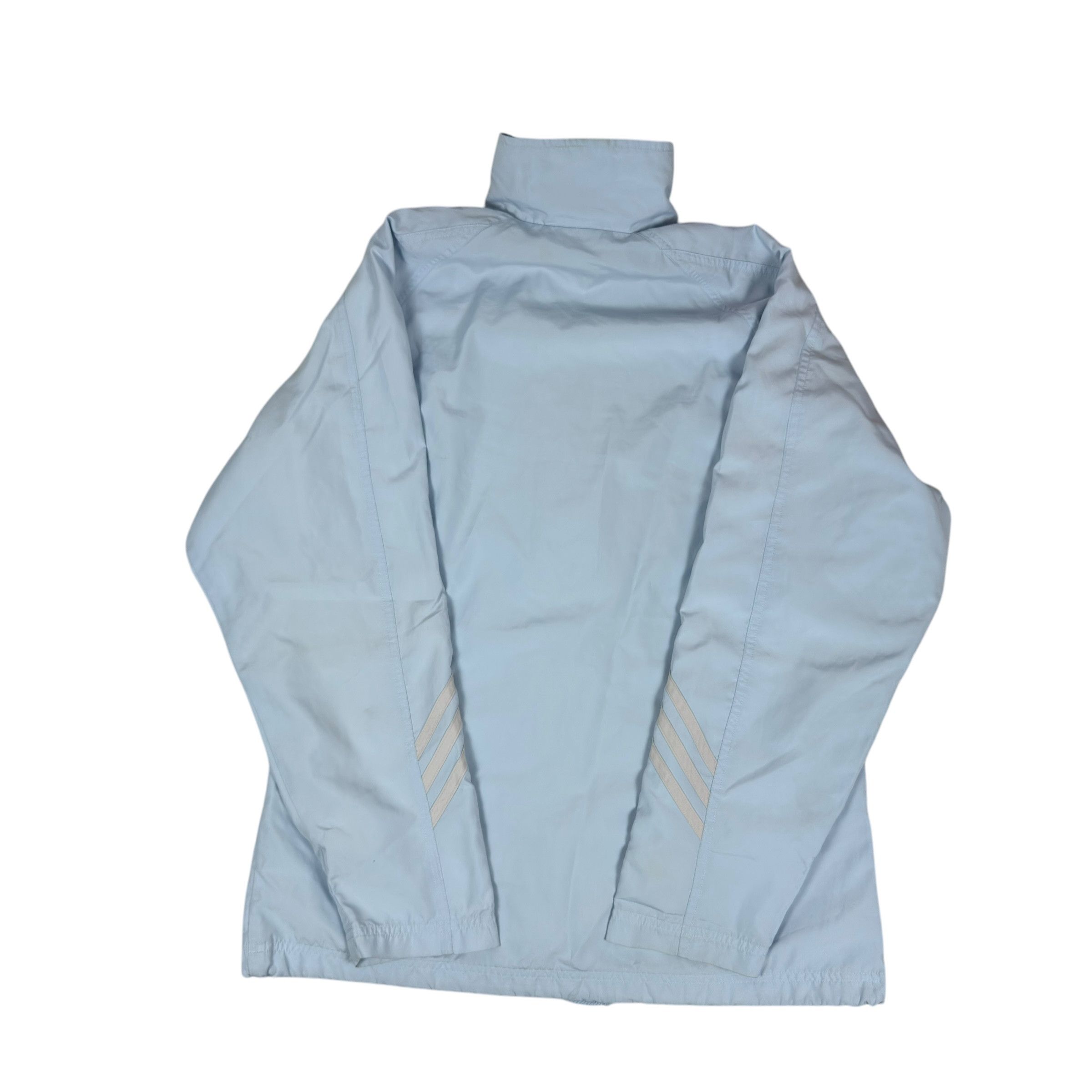 Adidas × Vintage Adidas Men Blue Logo Long Sleeve Full Zip Windbreaker Jacket Size US M / EU 48-50 / 2 - 7 Thumbnail