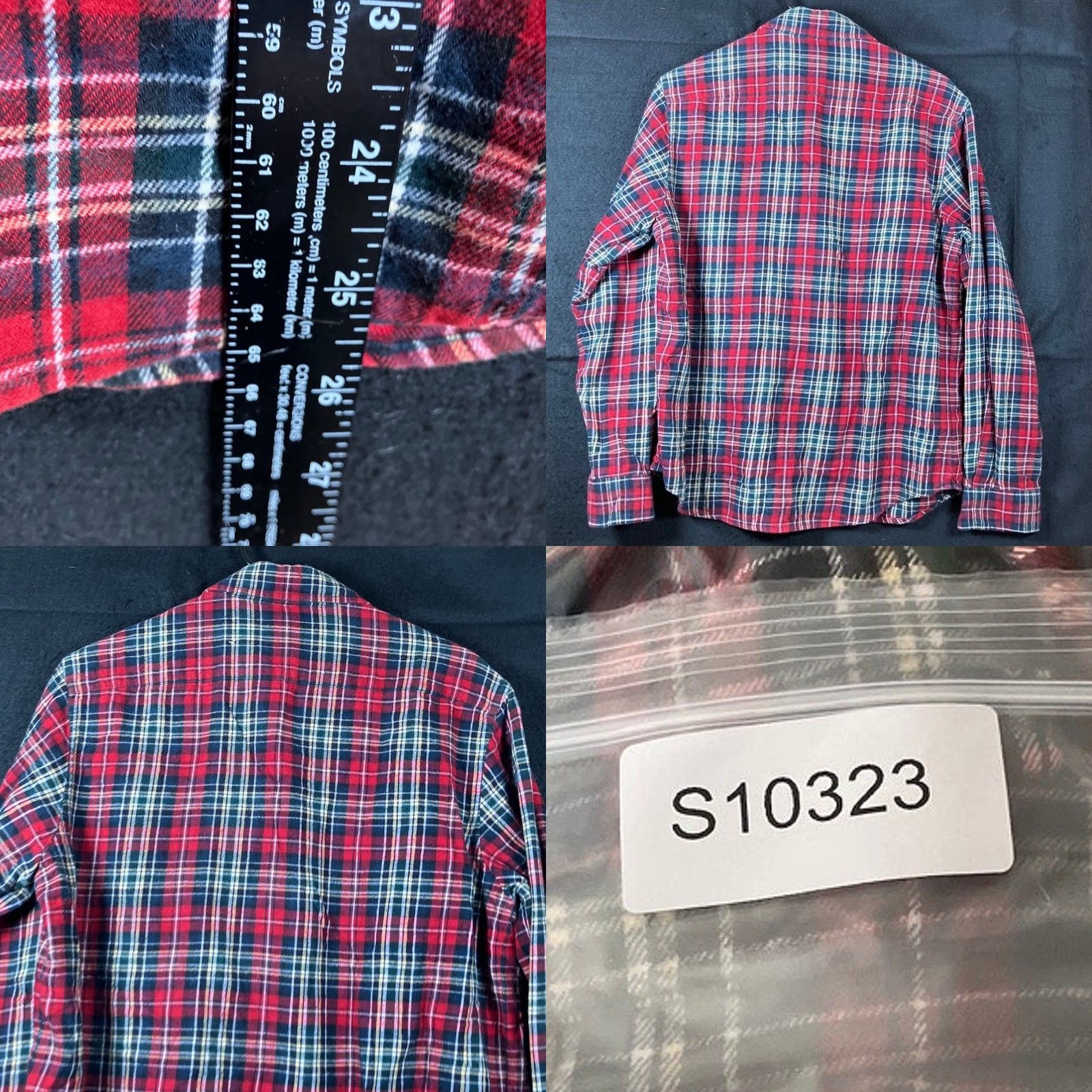 Ralph Lauren Ralph Lauren Mens Shirt Red Multicolored Plaid Button Down 100% Cotton Large Size US L / EU 52-54 / 3 - 8 Thumbnail