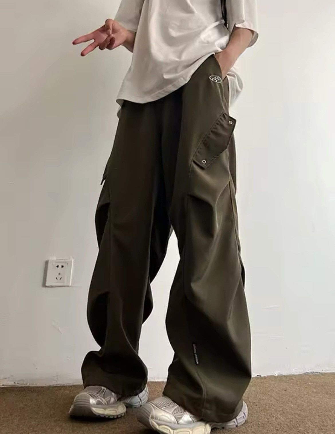 Japanese Brand × Vintage Japanese Streetwear Baggy Pants Size US 32 / EU 48 - 2 Thumbnail