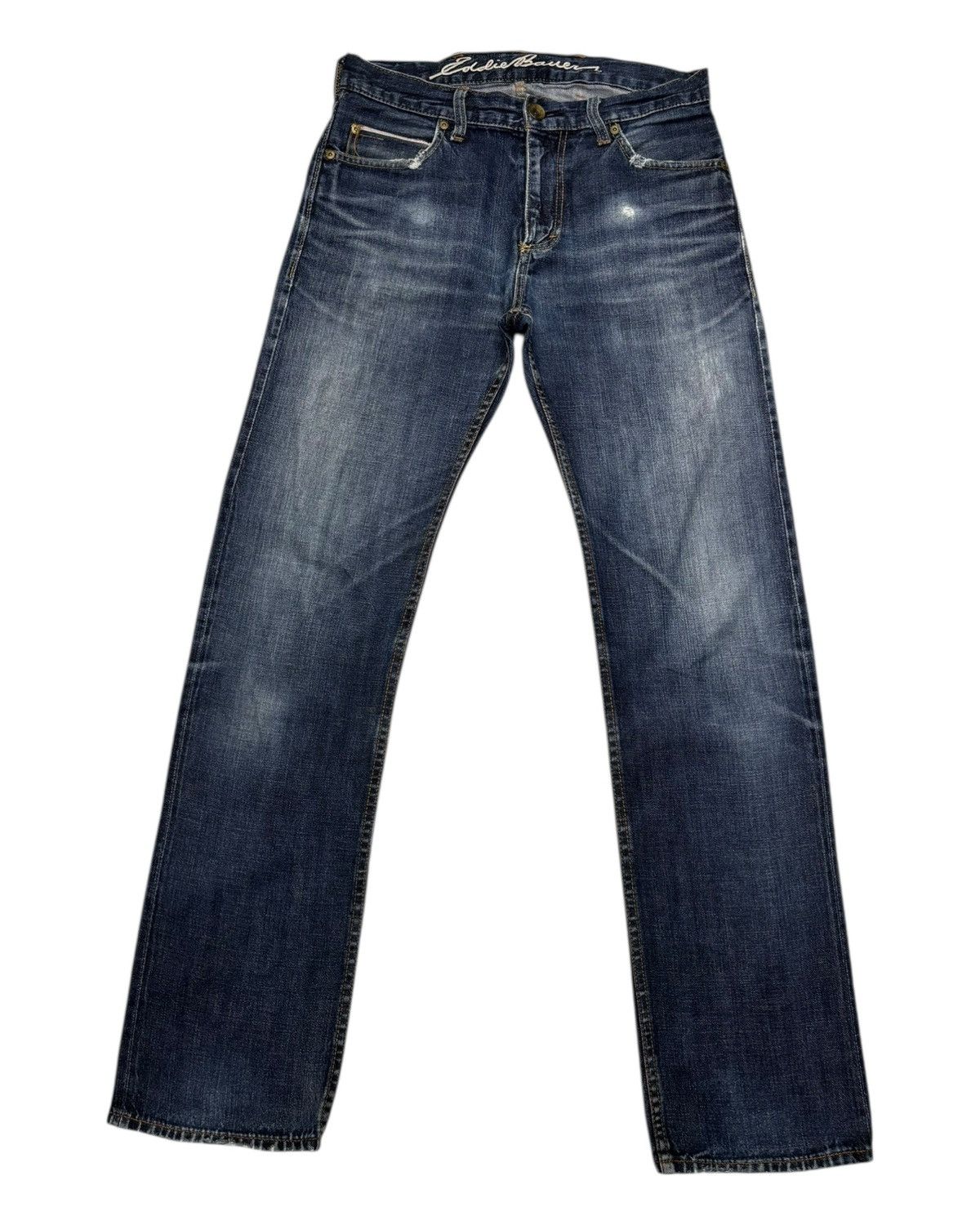 Eddie Bauer × Japanese Brand × Kapital Vintage EDDIE BAUER Selvedge Jeans Distressed Denim Size US 30 / EU 46 - 2 Thumbnail