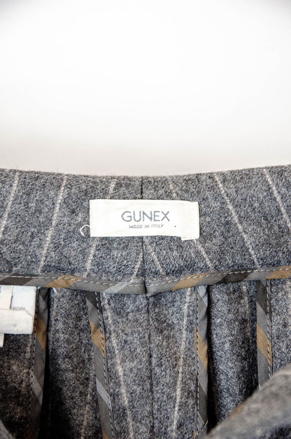 Brunello Cucinelli Gunex Grey Pinstripe Wool Cashmere Pants - Size IT 44 Size 30" / US 8 / IT 44 - 8 Thumbnail