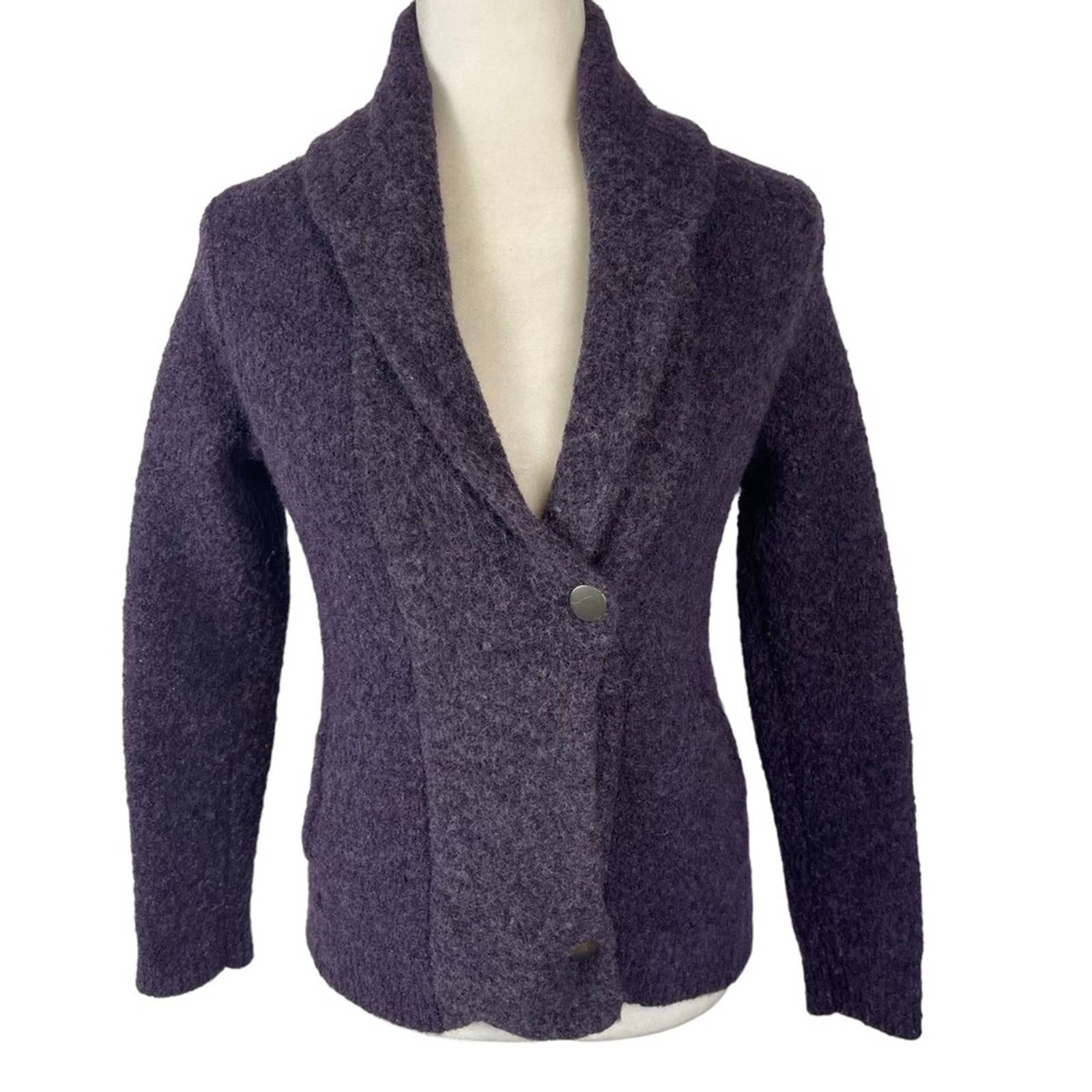 eileen fisher shawl collar