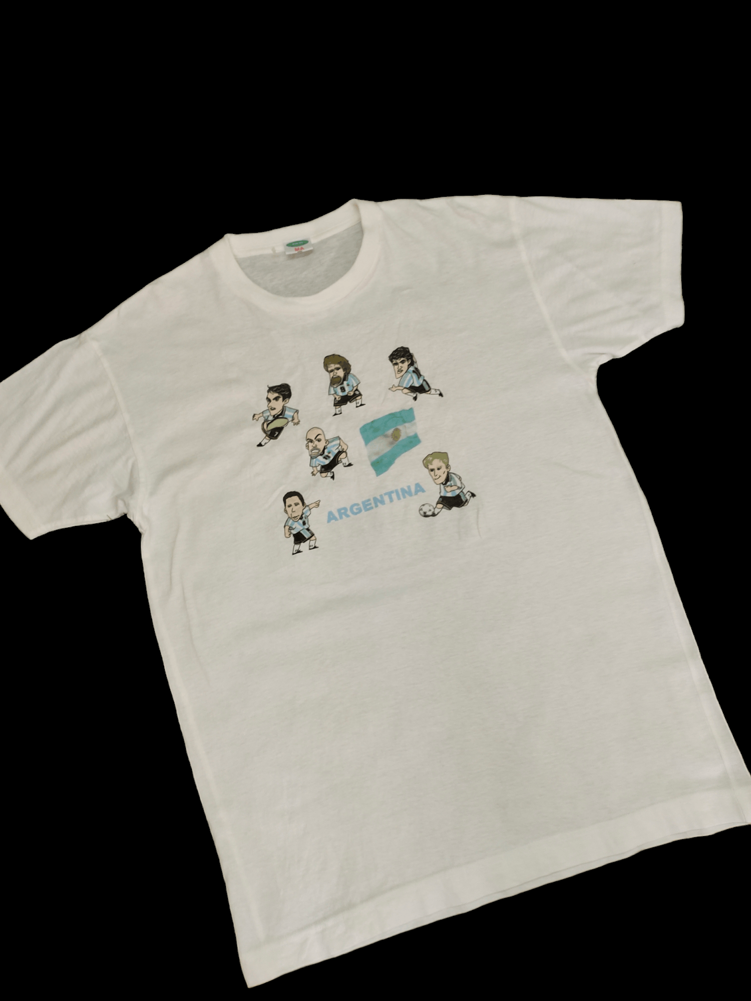 Vintage Vintage 90s Legendary Argentina Players caricature T-Shirt Size US M / EU 48-50 / 2 - 2 Thumbnail