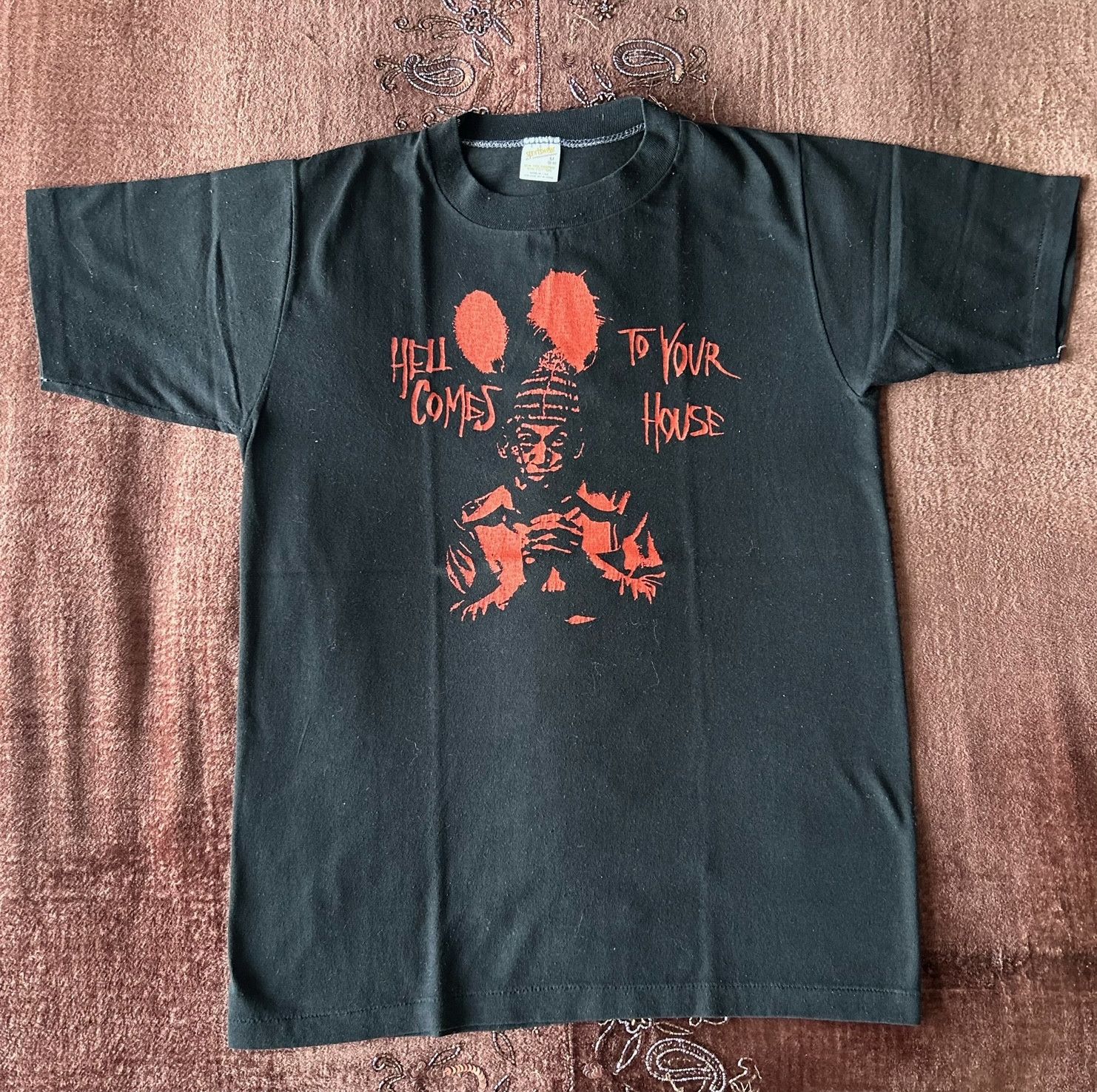 1981 Hell Come To Your House Promo Tee Rare Punk Compilation