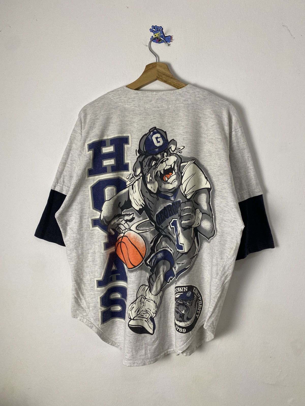 NBA × Vintage Vintage Georgetown University Shirt Size US XL / EU 56 / 4 - 1 Thumbnail
