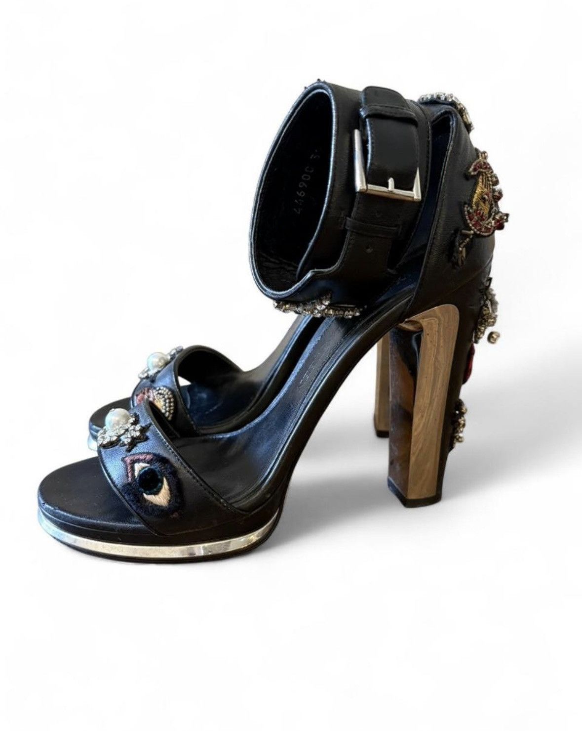 Alexander McQueen Rare Alexander McQueen Embroidered Obsession Heels Size US 8.5 / IT 38.5 - 3 Thumbnail