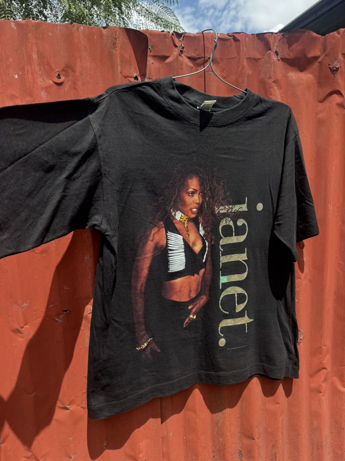 Vintage Vintage 1995 Janet Jackson 1995 world Tour tshirt Size US L / EU 52-54 / 3 - 7 Thumbnail