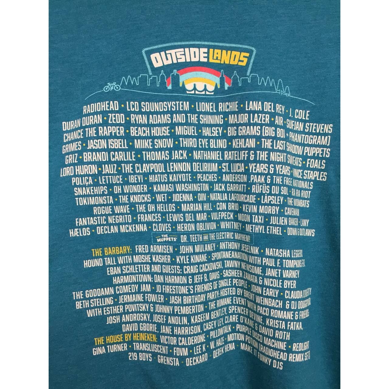 Band Tees × Vintage Outside Lands 2016 Music And Arts Festival Radiohead Tee Size US L / EU 52-54 / 3 - 6 Thumbnail