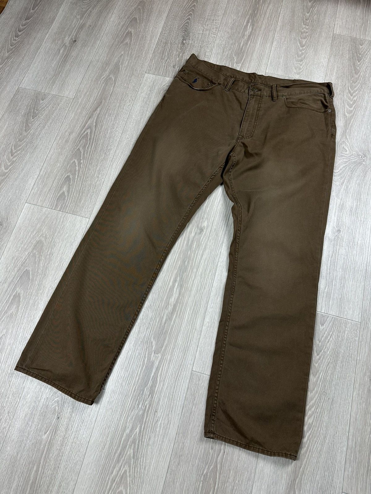Polo Ralph Lauren × Vintage Vintage Polo Ralph Lauren Brown Denim Jeans Pants Size 38 Size US 38 / EU 54 - 5 Thumbnail