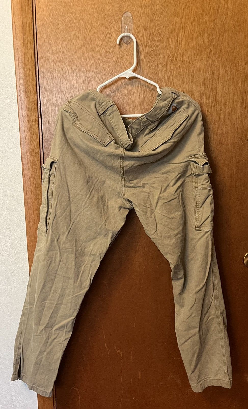 Carhartt × Vintage Khaki Carhartt Relaxed Fit Work Pants Size US 38 / EU 54 - 6 Thumbnail