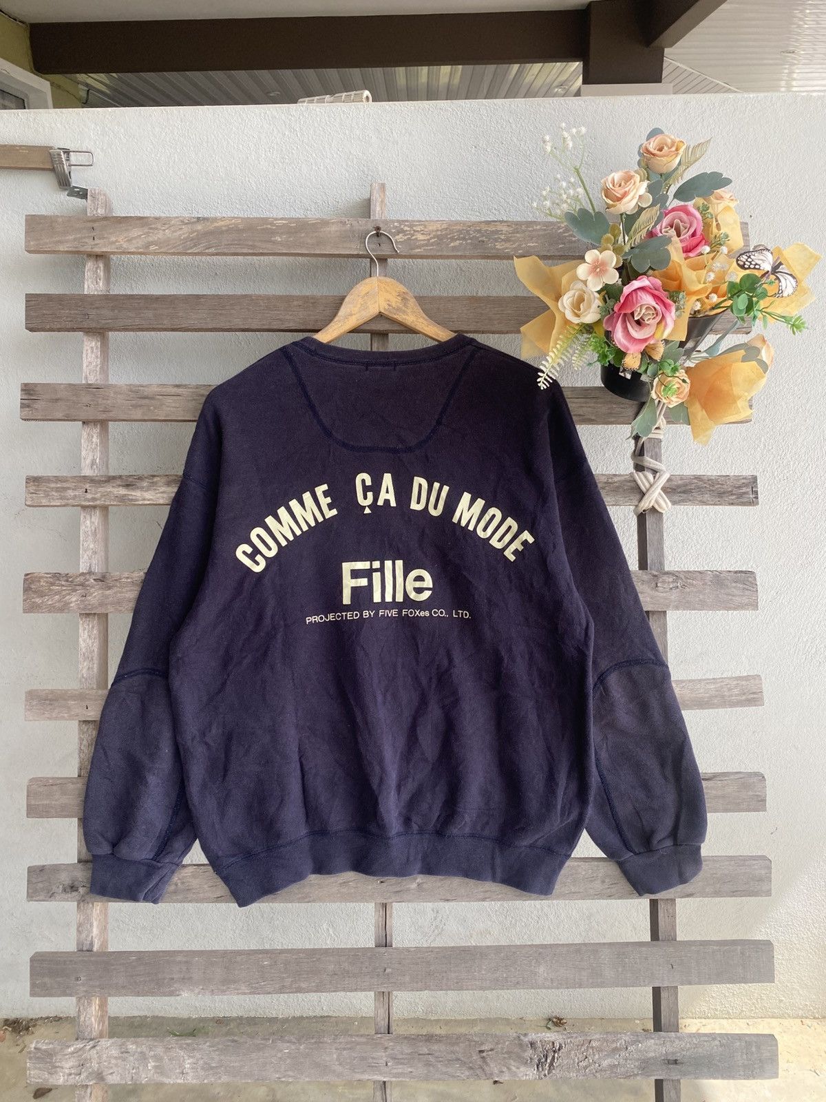 Japanese Brand Vintage Comme Ca Du Mode Swestshirts Size US L / EU 52-54 / 3 - 2 Thumbnail