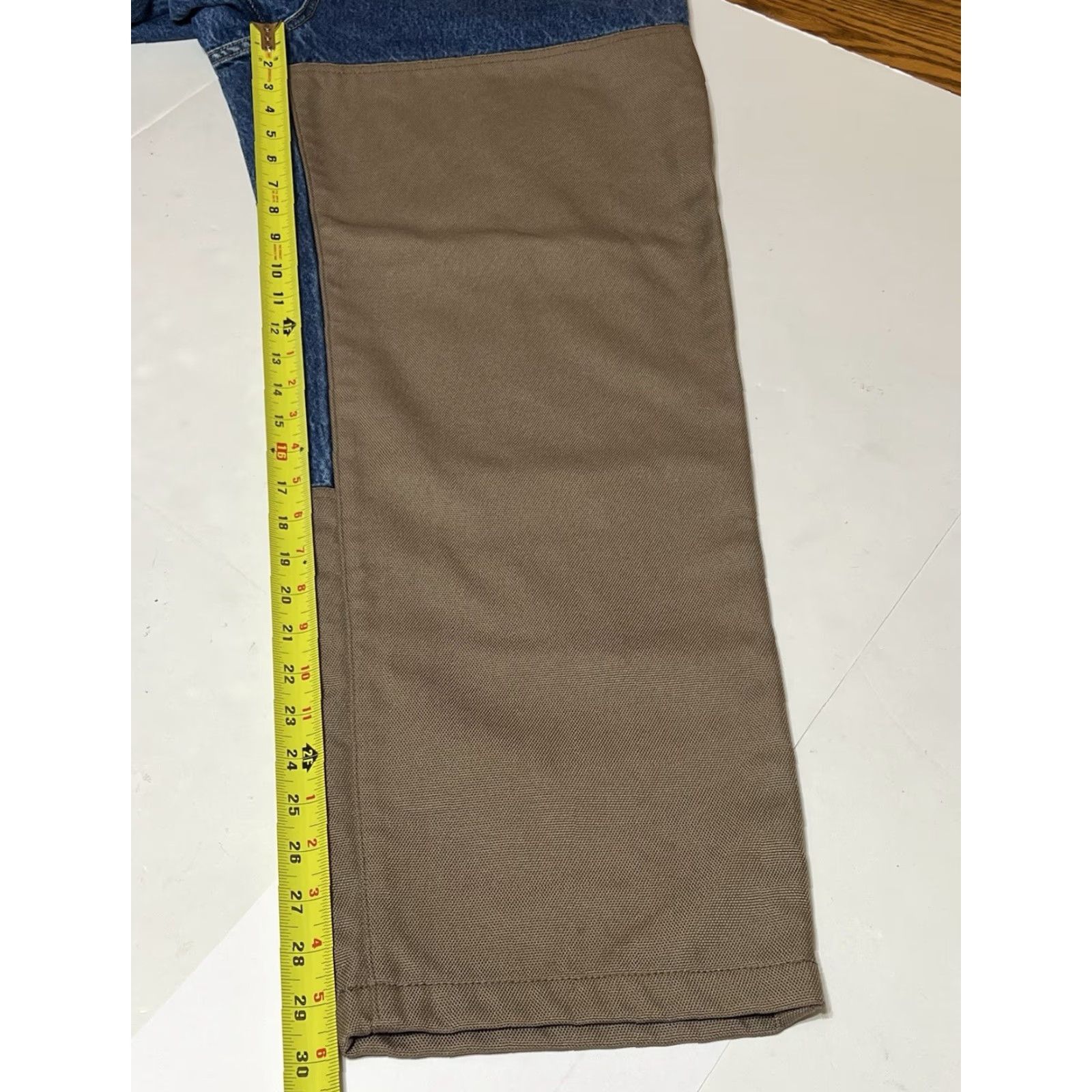 Vintage VTG Columbia Jeans Men’s 32x30 Belt Loops 5-Pocket Denim Hunting Solid Blue Regular Straight Pants Size US 32 / EU 48 - 5 Thumbnail