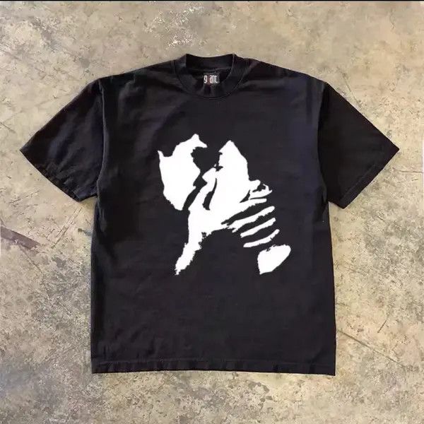 Vintage Tamaki x Maria Black Loose Printed Short Sleeve T-Shirt Size US M / EU 48-50 / 2 - 2 Thumbnail