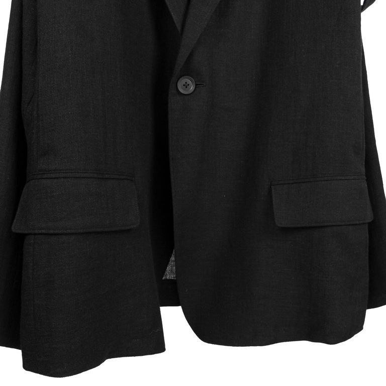 Yohji Yamamoto Yohji Yamamoto Homme Single Button Shoulder Epaulet Jacket Size US M / EU 48-50 / 2 - 5 Thumbnail