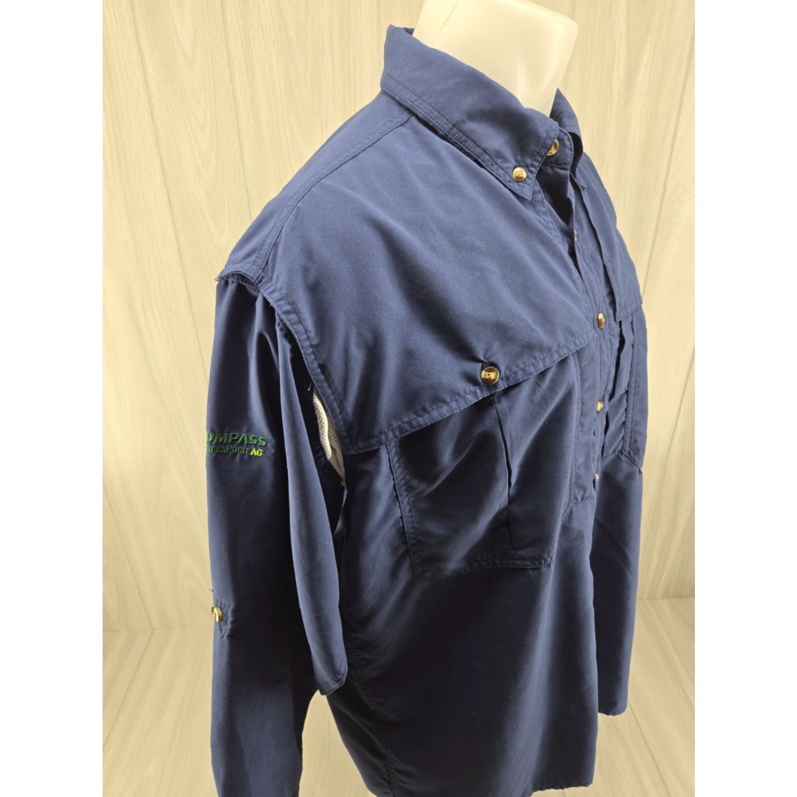 Vintage Drake Waterfowl Shirt Long Sleeve Blue Fishing Vented Large Men Button-Up Shirt Size US L / EU 52-54 / 3 - 7 Thumbnail